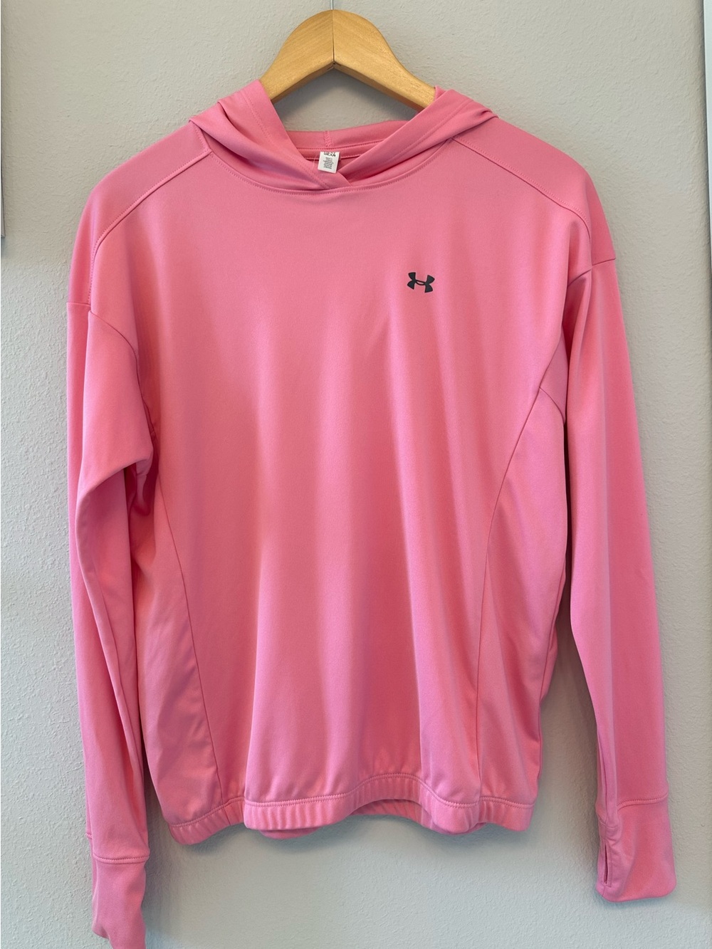 Under Armour Pink Hooded Training Top